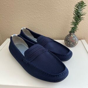 Rothy's Driver Navy Sapphire Slip On Driving Moccasins Casual Flats Women’s 8